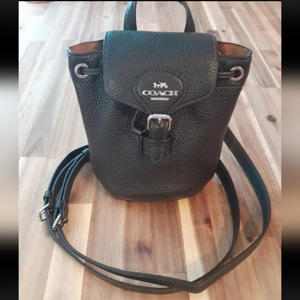 BNWOT Coach Amelia mini backpack